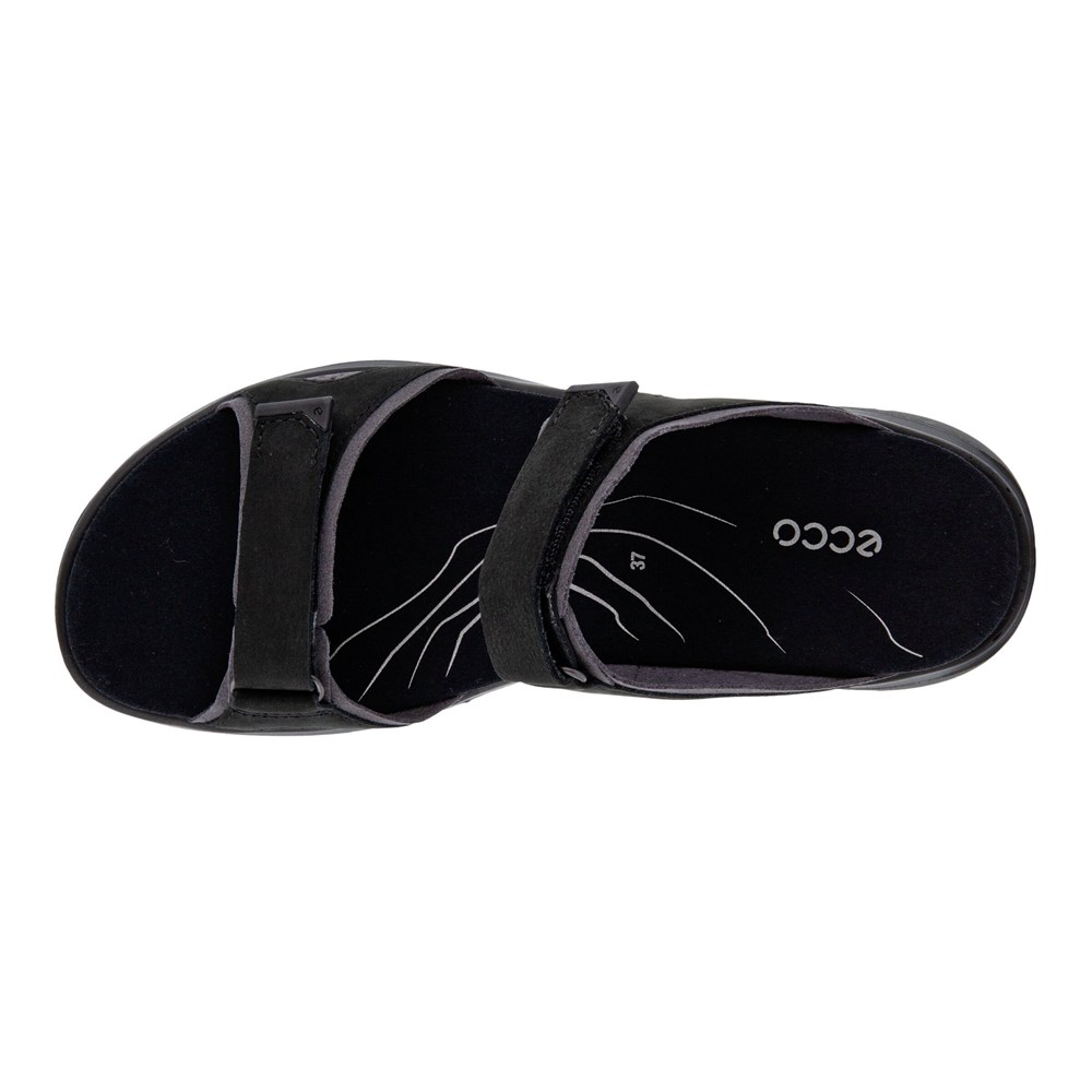 ECCO Womens Slides Black - Yucatan 2.0 - CBS-423185